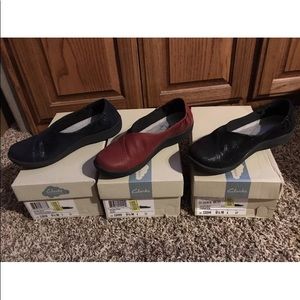 3 Pairs of Size 6.5 Clark’s